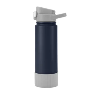 Botella térmica RIBB de acero inoxidable con acabado powder coat de 840ml y caja de regalo para empresas en Querétaro.