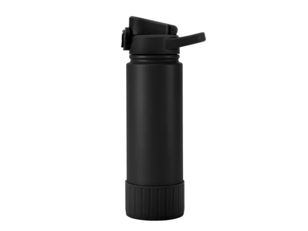 Botella térmica RIBB de acero inoxidable con acabado powder coat de 840ml y caja de regalo para empresas en Querétaro.