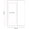 Libreta Bok de curpiel con solapa magnética y 80 hojas de raya personalizada para eventos corporativos.