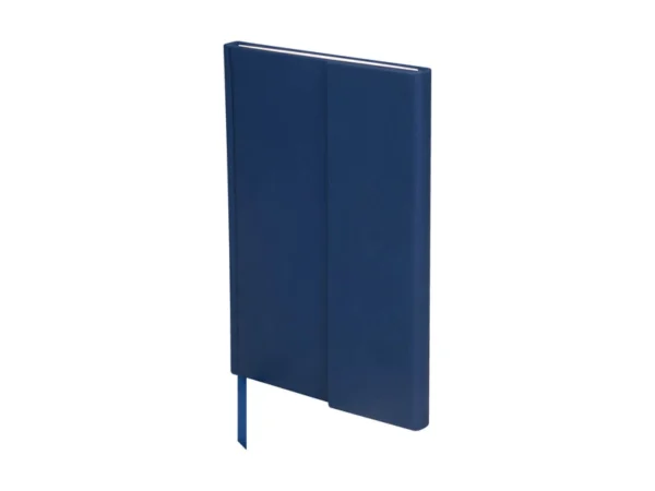 Libreta Bok de curpiel con solapa magnética y 80 hojas de raya personalizada para eventos corporativos.
