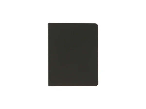 Libreta Bramley de curpiel con espiral y pasta rígida, 80 hojas rayadas para marketing corporativo y oficina.
