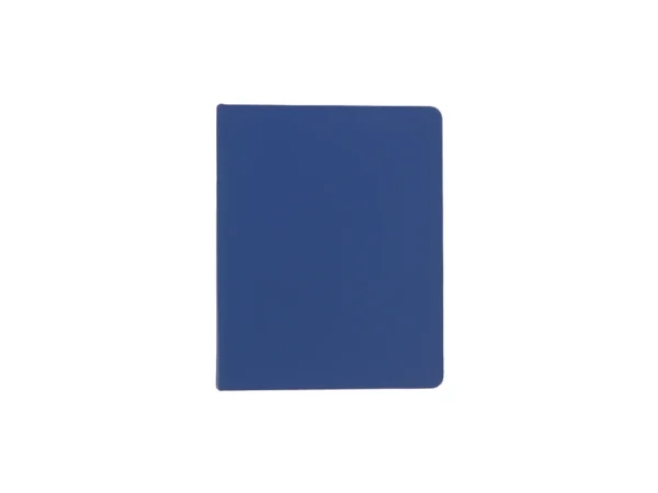 Libreta Bramley de curpiel con espiral y pasta rígida, 80 hojas rayadas para marketing corporativo y oficina.