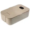 Lunch Box Taurus fabricado en fibra de bamboo de grado alimenticio con barra divisoria ajustable y libre de BPA.