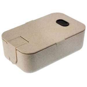 Lunch Box Taurus fabricado en fibra de bamboo de grado alimenticio con barra divisoria ajustable y libre de BPA.