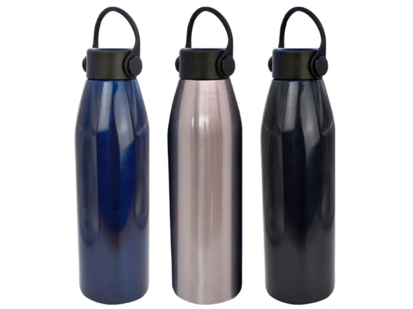Termo Arce de 750 ml con terminado efecto glitter, doble pared de acero inoxidable e infusor de té incluido.