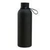 Termo Bonetero de 750 ml en acero inoxidable con acabado tipo rubber, doble pared al vacío y correa de silicón para transporte.