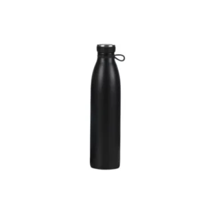 Termo Kombu de 750 ml en acero inoxidable con doble pared al vacío, tapa rosca y correa de silicona para transporte.