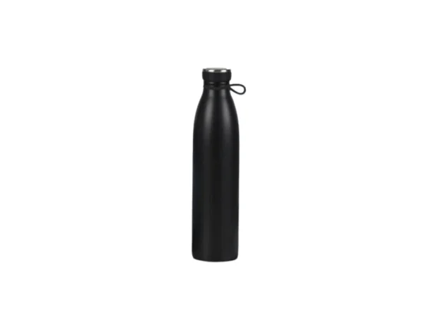 Termo Kombu de 750 ml en acero inoxidable con doble pared al vacío, tapa rosca y correa de silicona para transporte.