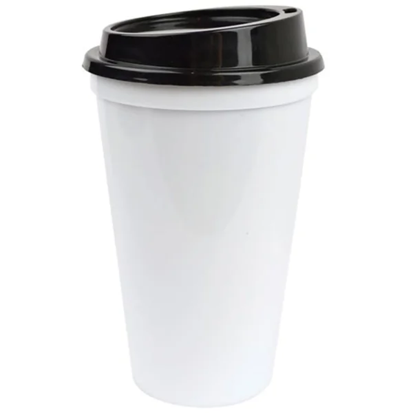 Vaso Latte de plástico personalizado con logo para empresas, eventos o campañas de marketing en Querétaro por Dot Factory.