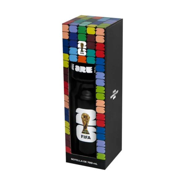 Cilindro Copa Mundial FIFA 2026 personalizado con logo de empresa para eventos corporativos y marketing en Querétaro.