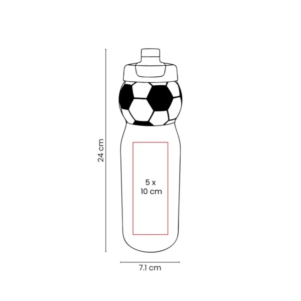 Cilindro deportivo Soccer personalizado para empresas, ideal para eventos deportivos o promociones de marca en Querétaro.