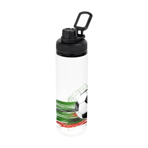 Cilindro metálico mágico Soccer con logo de empresa, ideal para eventos corporativos y marketing deportivo, Dot Factory.