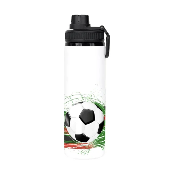 Cilindro metálico mágico Soccer con logo de empresa, ideal para eventos corporativos y marketing deportivo, Dot Factory.