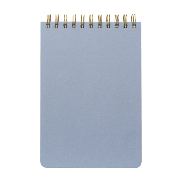 Libreta Latka personalizada para empresas con logo, cubierta de tela tipo lino y espiral. Ideal para branding corporativo en Querétaro.