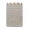 Libreta Latka personalizada para empresas con logo, cubierta de tela tipo lino y espiral. Ideal para branding corporativo en Querétaro.