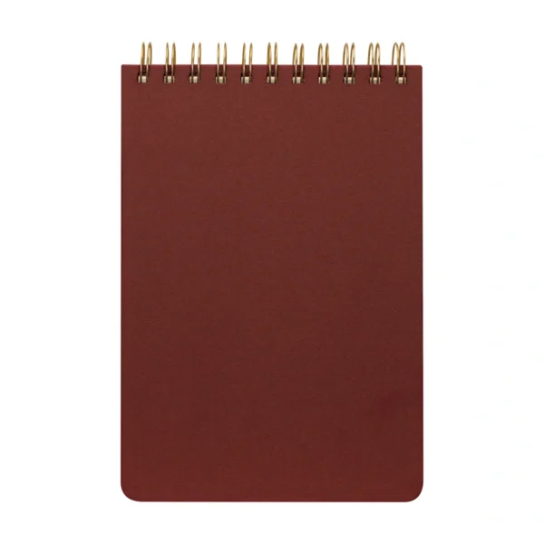 Libreta Latka personalizada para empresas con logo, cubierta de tela tipo lino y espiral. Ideal para branding corporativo en Querétaro.