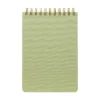 Libreta Latka personalizada para empresas con logo, cubierta de tela tipo lino y espiral. Ideal para branding corporativo en Querétaro.