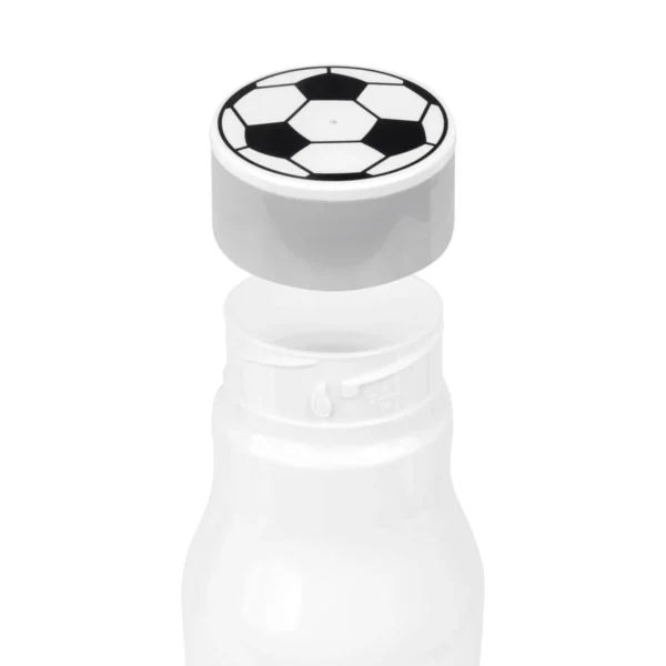 Cilindro Soccer promocional de plástico con logo de empresa para eventos y marketing en Querétaro