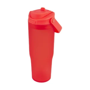 Termo FRAO personalizado con logo empresarial en plástico con doble boquilla y asa, ideal para empresas Dot Factory