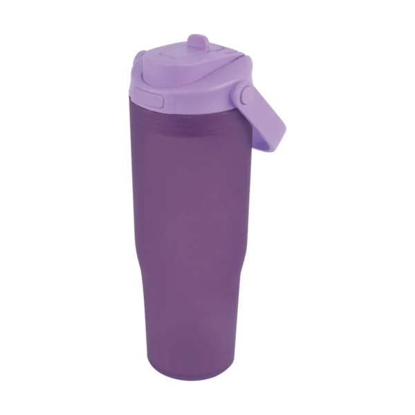 Termo FRAO personalizado con logo empresarial en plástico con doble boquilla y asa, ideal para empresas Dot Factory