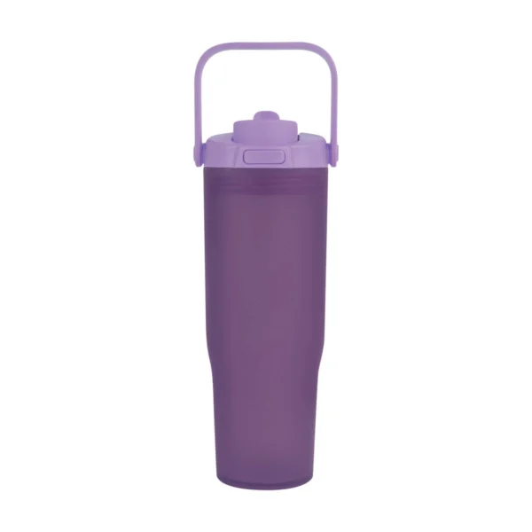 Termo FRAO personalizado con logo empresarial en plástico con doble boquilla y asa, ideal para empresas Dot Factory