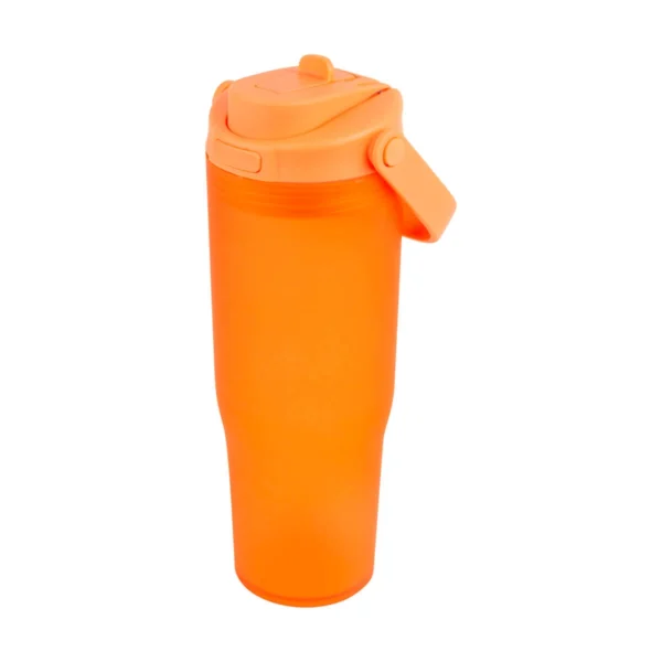 Termo FRAO personalizado con logo empresarial en plástico con doble boquilla y asa, ideal para empresas Dot Factory