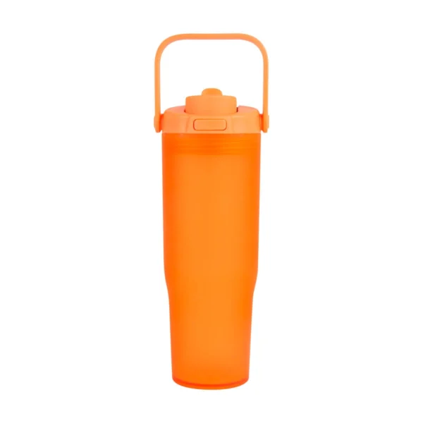 Termo FRAO personalizado con logo empresarial en plástico con doble boquilla y asa, ideal para empresas Dot Factory