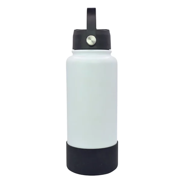 Termo Sabino de acero inoxidable grabado con logo empresarial, ideal para regalos corporativos y eventos en Querétaro.