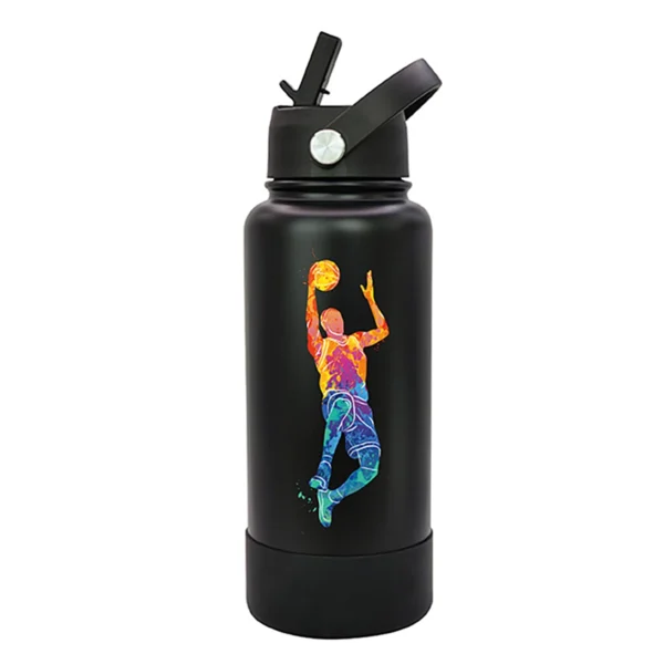 Termo Sabino de acero inoxidable grabado con logo empresarial, ideal para regalos corporativos y eventos en Querétaro.