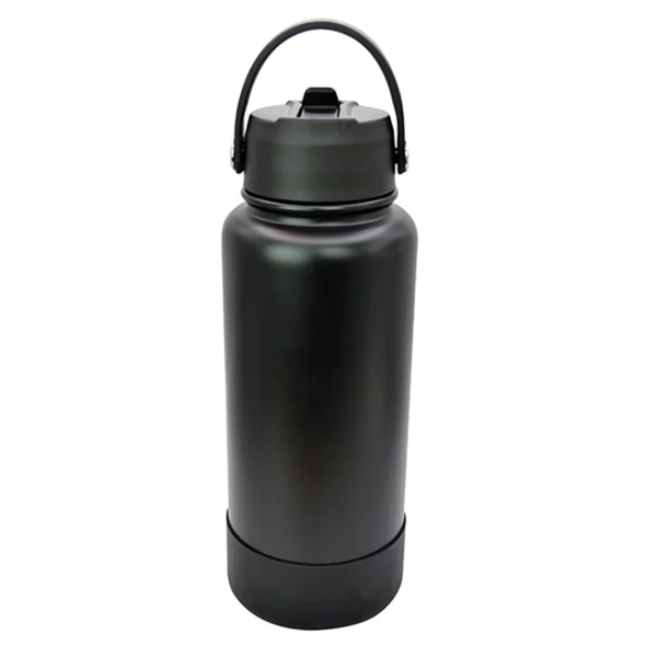 Termo Sabino de acero inoxidable grabado con logo empresarial, ideal para regalos corporativos y eventos en Querétaro.