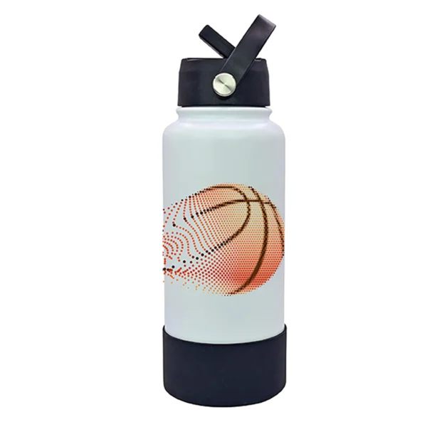 Termo Sabino de acero inoxidable grabado con logo empresarial, ideal para regalos corporativos y eventos en Querétaro.