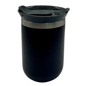 Vaso Cherry de acero inoxidable personalizado con logo para empresas, ideal para regalos corporativos o eventos en Querétaro.