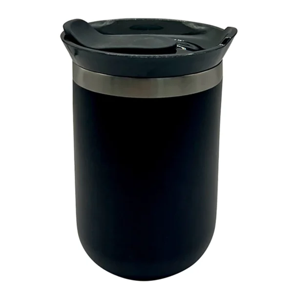 Vaso Cherry de acero inoxidable personalizado con logo para empresas, ideal para regalos corporativos o eventos en Querétaro.