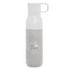 Botella térmica con dos tapas ROLLING TOP de acero inoxidable 500 ml con caja de regalo Kraft y dos tapas intercambiables