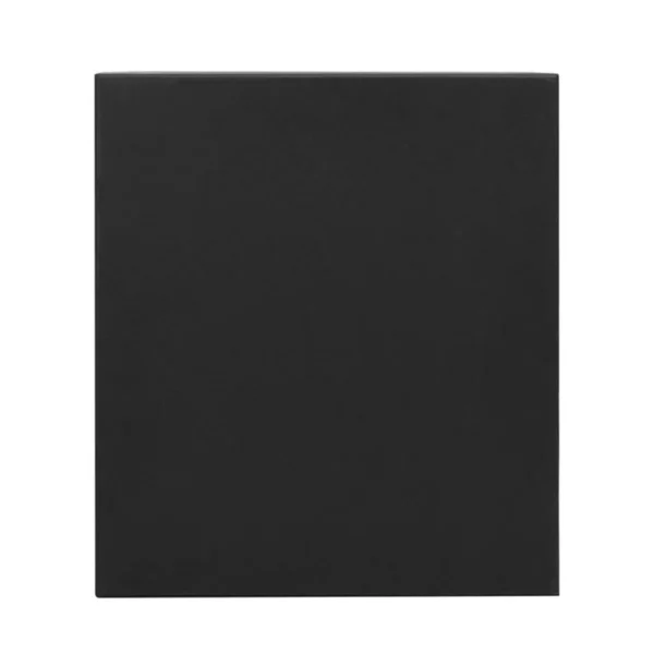 Set ejecutivo DARK BOX con bolígrafo, libreta y botella térmica en acabado negro mate dentro de caja de regalo corporativa