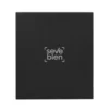 Set ejecutivo DARK BOX con bolígrafo, libreta y botella térmica en acabado negro mate dentro de caja de regalo corporativa