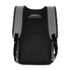 Mochila Cooler RIBERA en color negro con compartimentos visibles, bolsillos laterales de red y correas acolchadas