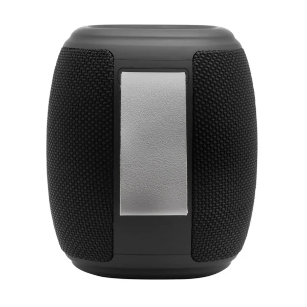 Bocina bluetooth DANCE con cuerpo de plástico y tela, correa de poliuretano, ideal para uso diario