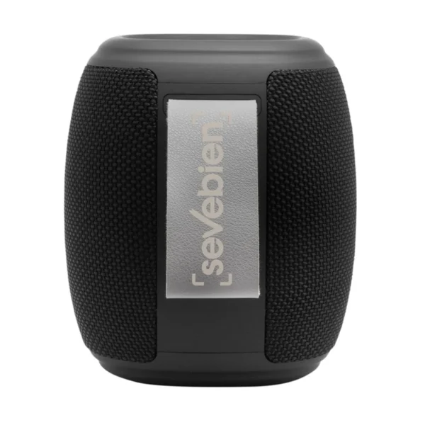 Bocina bluetooth DANCE con cuerpo de plástico y tela, correa de poliuretano, ideal para uso diario