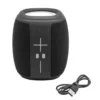 Bocina bluetooth DANCE con cuerpo de plástico y tela, correa de poliuretano, ideal para uso diario