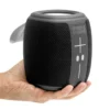 Bocina bluetooth DANCE con cuerpo de plástico y tela, correa de poliuretano, ideal para uso diario