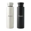 Ánfora Element de acero inoxidable con capacidad de 700 ml, vista lateral sobre fondo neutro