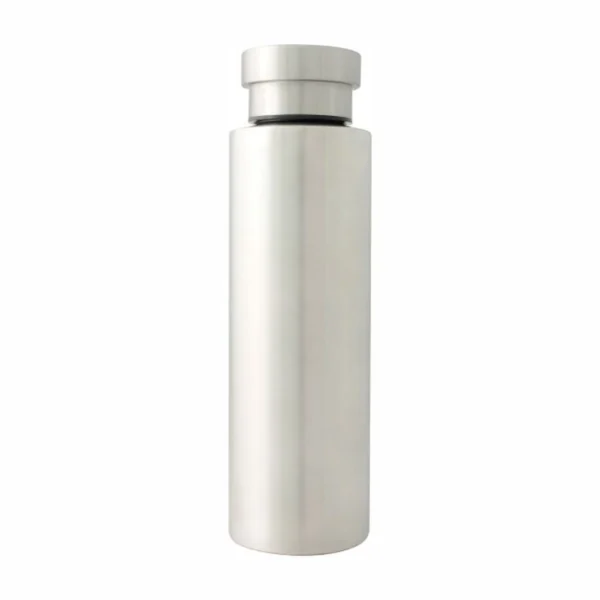 Ánfora Element de acero inoxidable con capacidad de 700 ml, vista lateral sobre fondo neutro