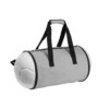 Maleta Murkle. Mochila expandible de poliéster con diseño de pelota de fútbol y asas superiores