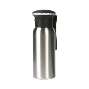 Termo con bocina Belluno de acero inoxidable doble pared con bocina inalámbrica y radio FM