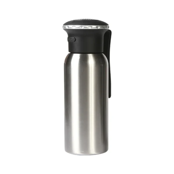 Termo con bocina Belluno de acero inoxidable doble pared con bocina inalámbrica y radio FM