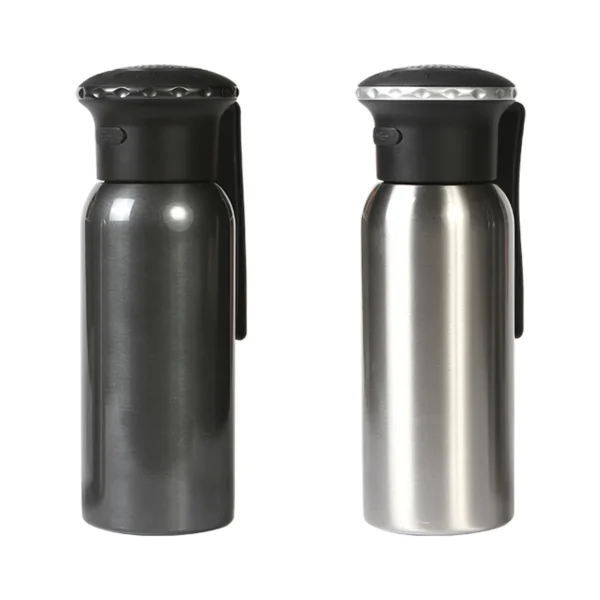 Termo con bocina Belluno de acero inoxidable doble pared con bocina inalámbrica y radio FM