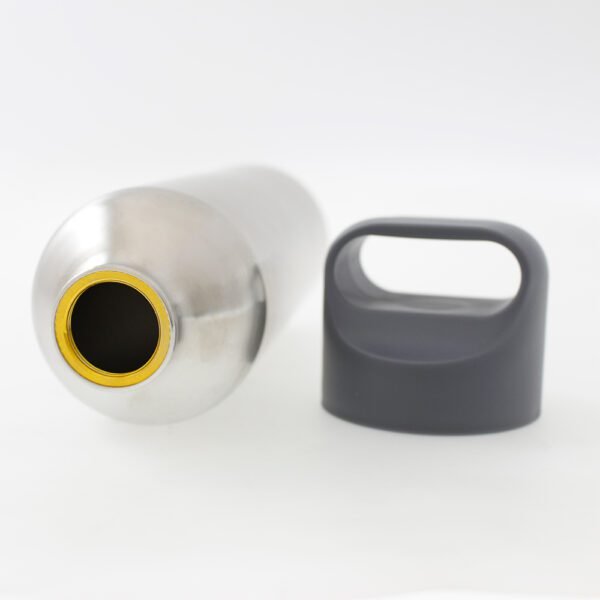 Ánfora Pop de acero inoxidable 700 ml con tapa de rosca y diseño ergonómico para empresas