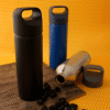 Ánfora Pop de acero inoxidable 700 ml con tapa de rosca y diseño ergonómico para empresas