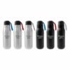 Anfora Soul termo negro de acero inoxidable con doble pared y cordón en tapa, capacidad 450 ml